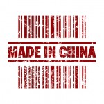 Vector illustration of single  made in China icon