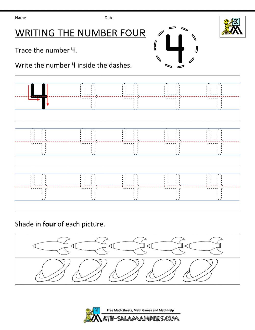 kindergarten-math-worksheets-writing-number-4