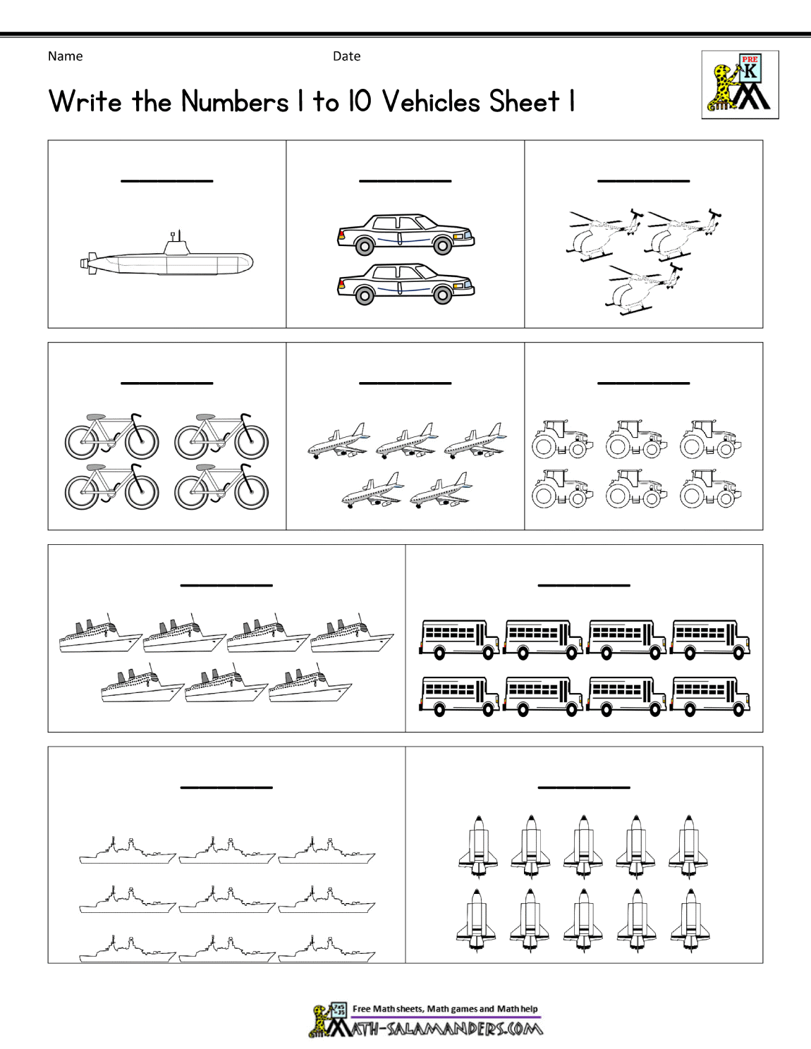 numbers-worksheets-to-10-vehicles-1