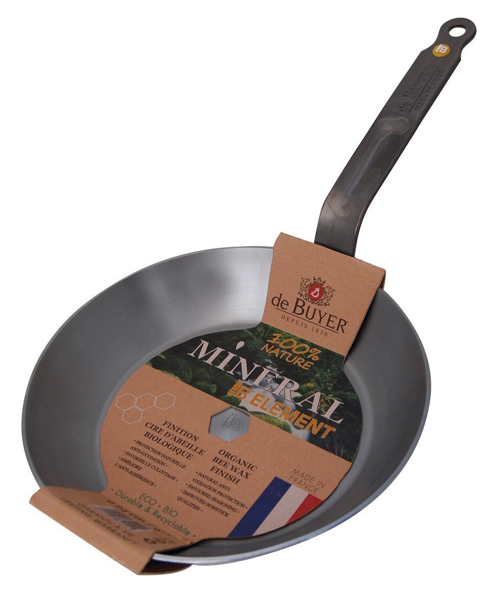 deBuyer cast iron pan