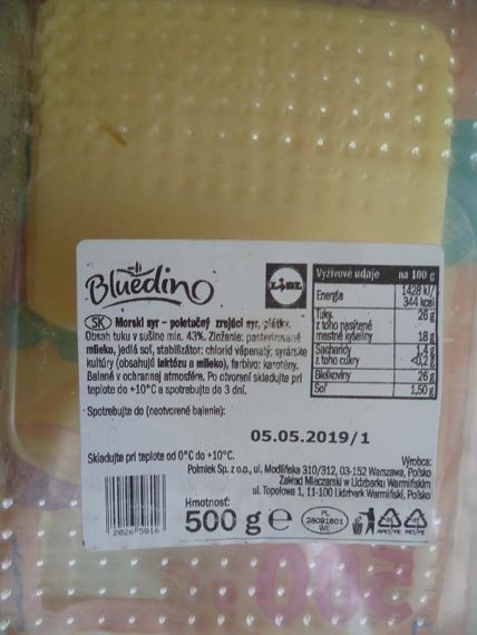 Bluedino syr. Lidl.