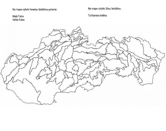 Malá Fatra. Veľká Fatra. Turčianska kotlina. 4. ročník