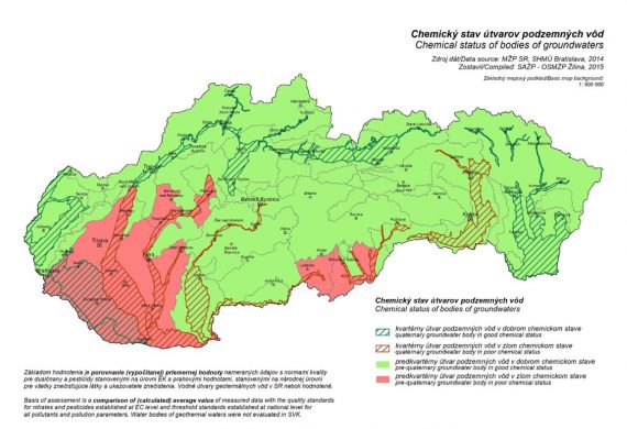 Znečistená podzemná voda 2014